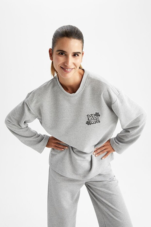 Regular Fit Sweatshirt - 4