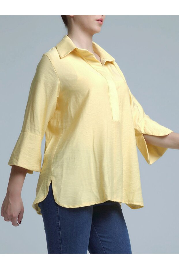 Kadın Hera Gömlek Sarı - 2