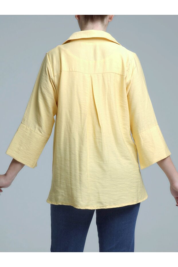 Kadın Hera Gömlek Sarı - 4