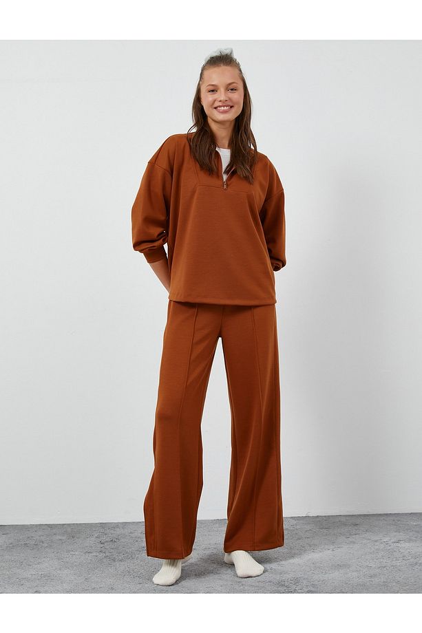 Geniş Paça Pijama Altı Beli Bağcıklı - 2
