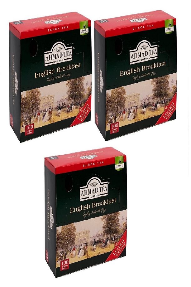 English Breakfast Bardak Poşet Çay 100'lü X 3 Adet - 1