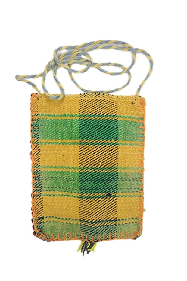 Authentic Root Dyed Wool Rug Bag - 1