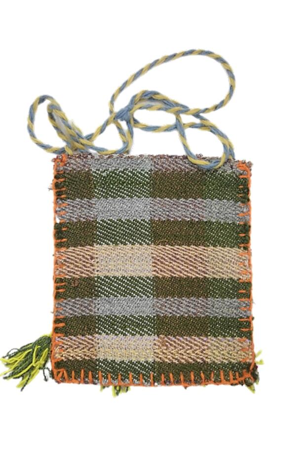 Authentic Root Dyed Wool Rug Bag - 1