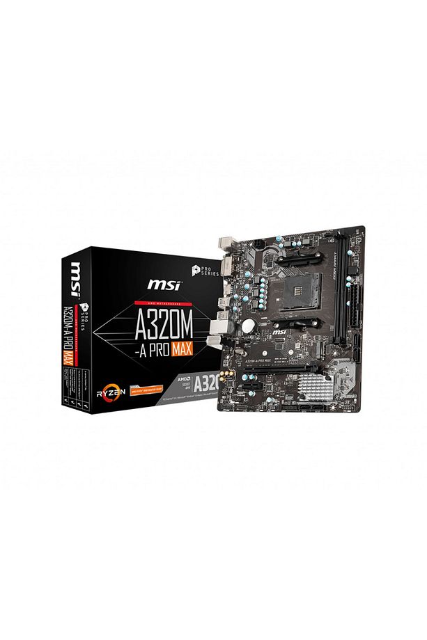 A320m-a Pro Max Am4 Ddr4 3200(OC) Dvı Hdmı M.2 Usb3.2 Matx - 1