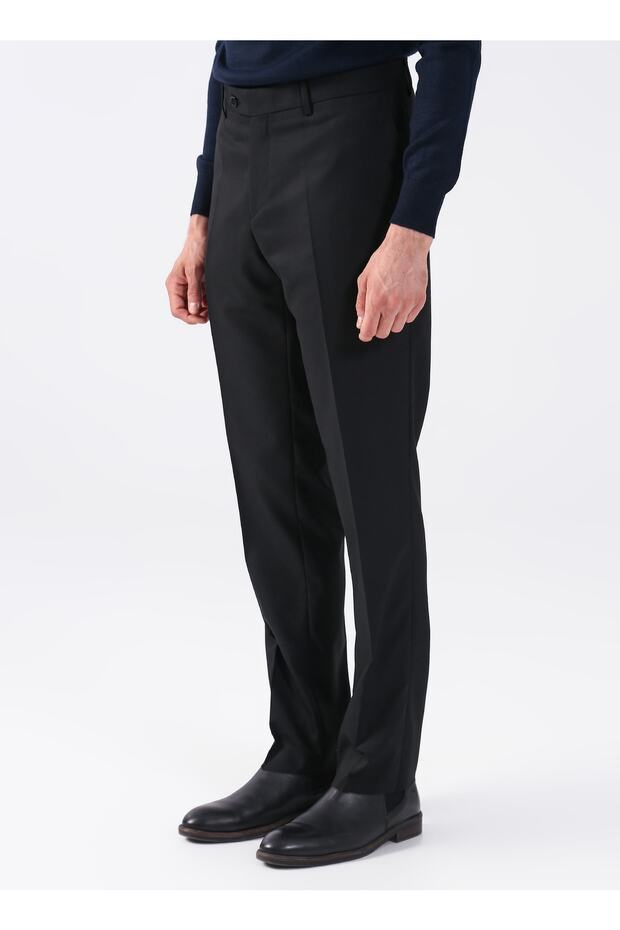 Normal Bel Normal Paça Regular Fit Siyah Erkek Pantolon Pn1014400294 - 3