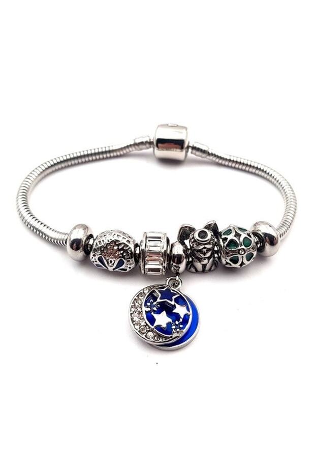 Çelik Charm Bileklik - 1