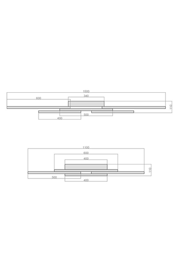 Trıolux Led Avize Plafonyer Altıkare Tr2a038 150*110cm - 5