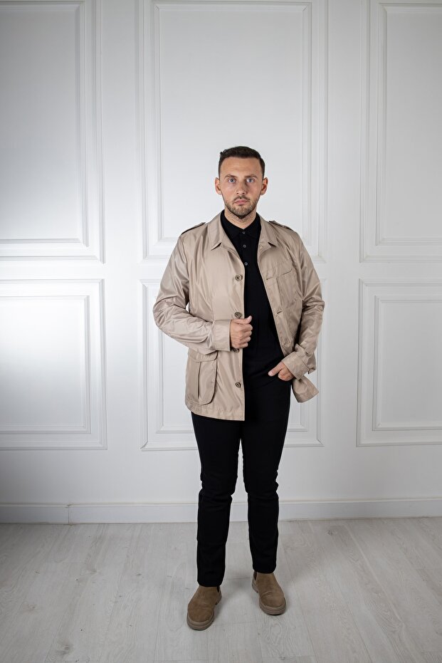 Interview Agata Mevsimlik Bej Mont - 3