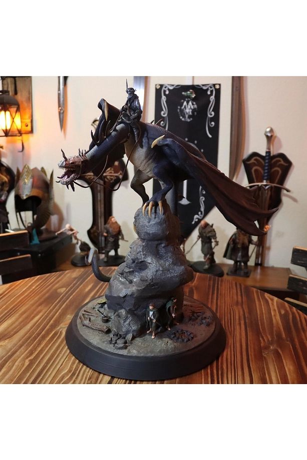 Nazgul Frodo Ve Sam Yüzüklerin Efendisi Lotr Boyalı Figür 30 cm (dev Boy) - 1