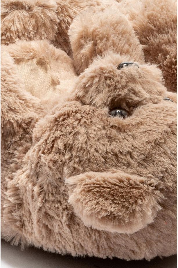 Aa0663 Z Tw Teddy Kahverengi Kadın Panduf - 4