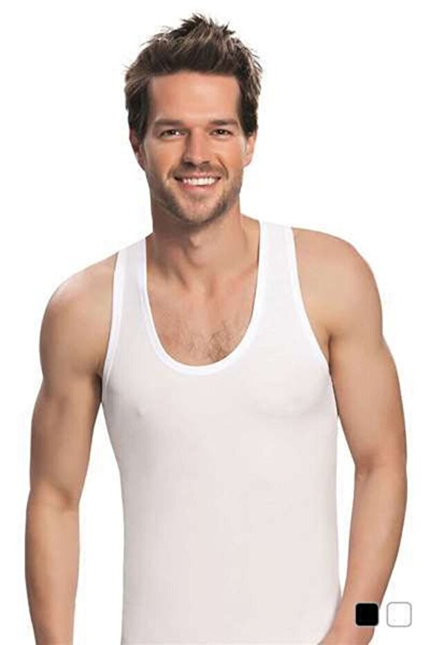 0101-8 Men's White 6-Piece Athlete 100% Cotton