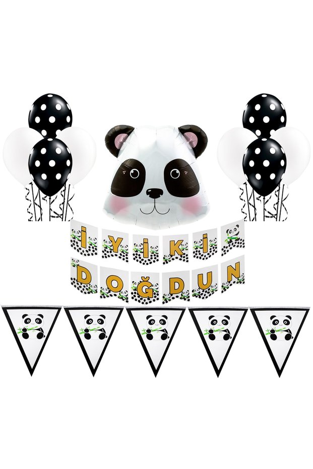 Panda Birthday Decoration Set