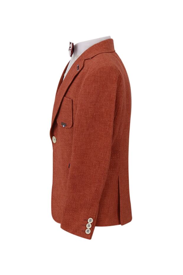 Erkek Çocuk Blazer Tek Ceket - 4