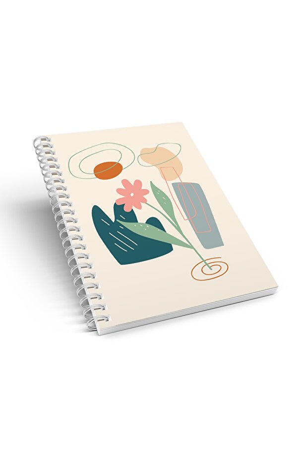 دفتر ملاحظات حلزوني مقاس A5 (15 × 21 سم) - 2