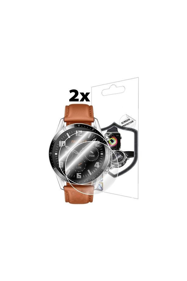 Ecr Huawei Watch Gt2 46mm Gerçek Kırılmayan Nano Ekran Koruyucu (2 Adet) - 3