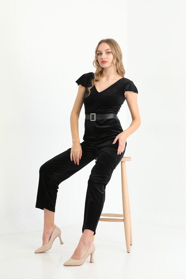 Kadın Kadife Tulum - 1