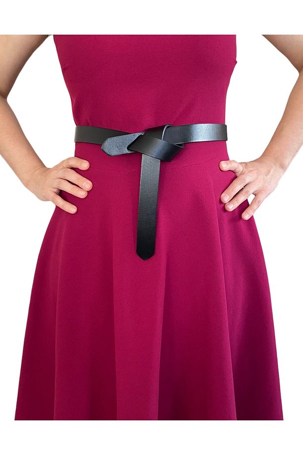 %100 Hakiki Deri Tokasız Lecce Belt 2.7 Cm=lecce - 5