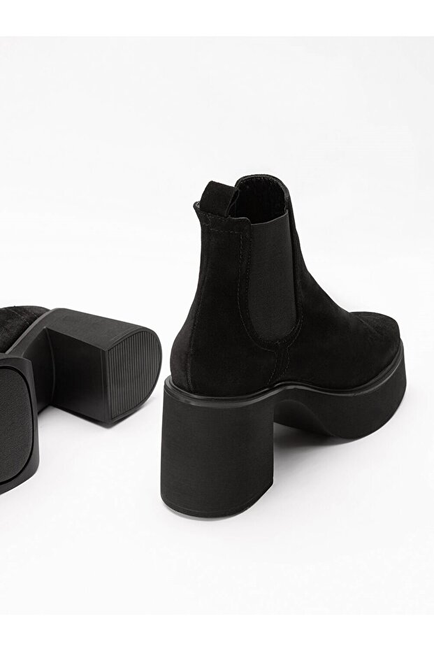 Mirre Siyah Süet Bot - 4