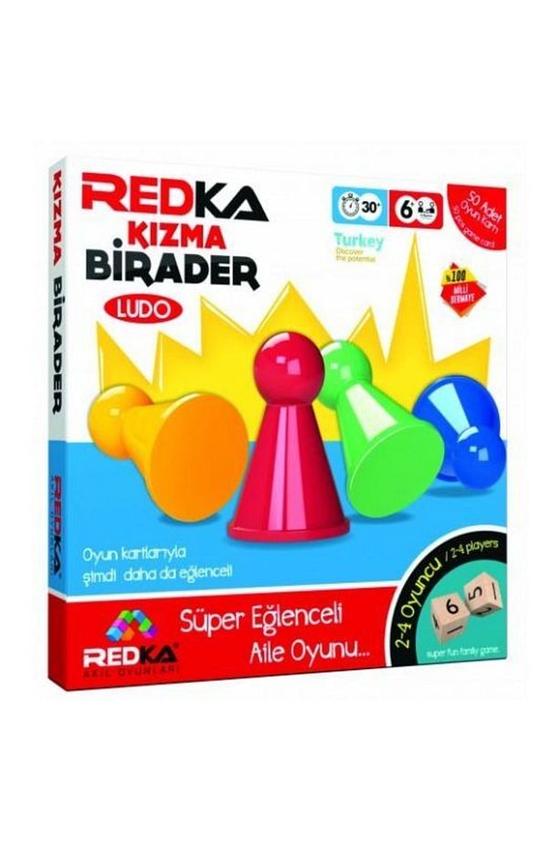 Redka Kızma Birader Oyunu Kızmabirader Ludo Ahşap Zemin - 1