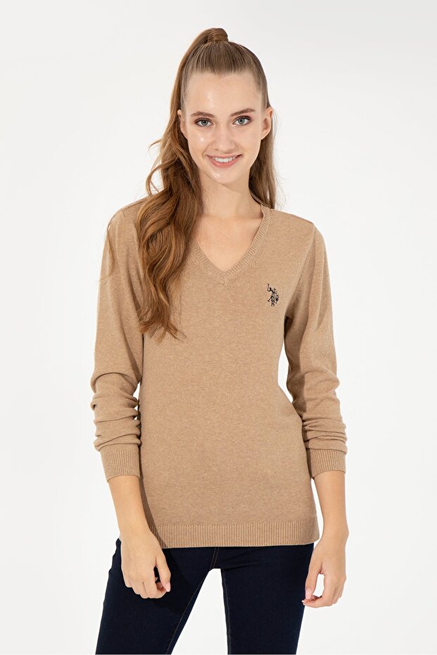 Brauner Damenpullover - 2