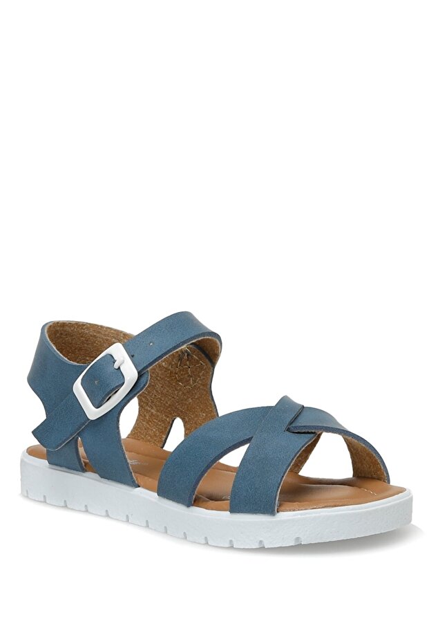 508159.p3fx Navy Blue Girls Sandals