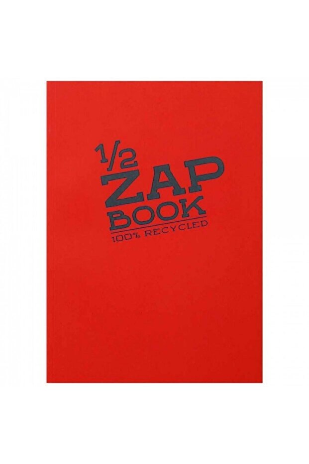 1/2 Zap Book 80gr Recycled Drawing Notebook 80 Pages A5 (14.8x21cm