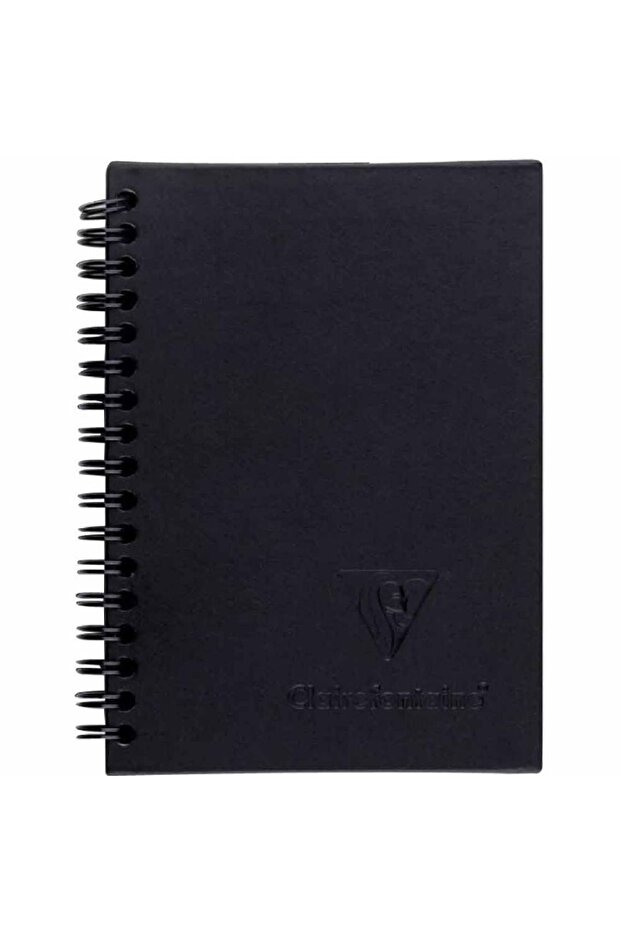 Carbon 120gr Black Spiral Picture Notebook 60 Sheets A6 (10.5x14.8cm)