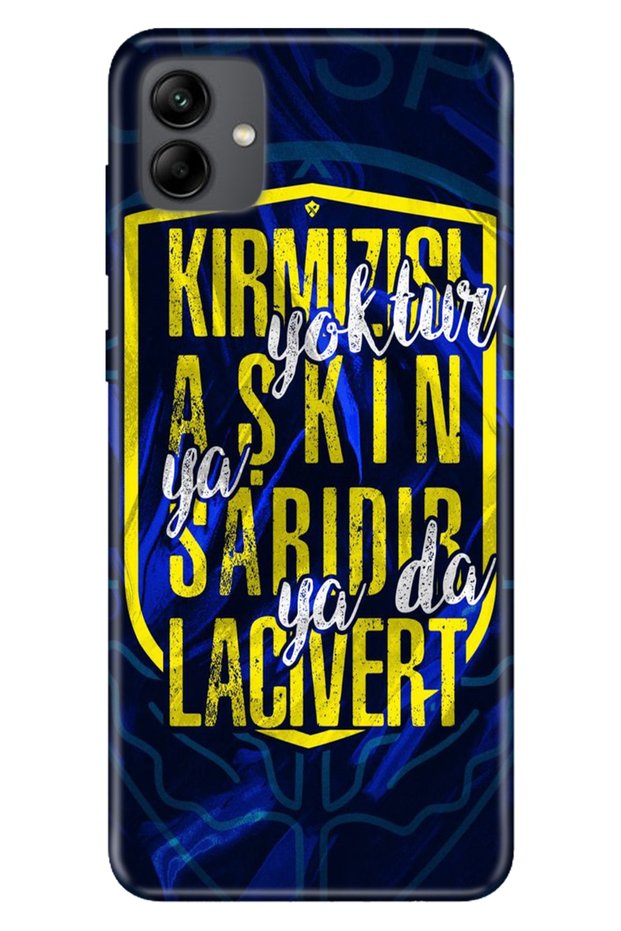 Case for Samsung Galaxy A04 Silicone Moderna Patterned Color of Love Yellow Navy Blue