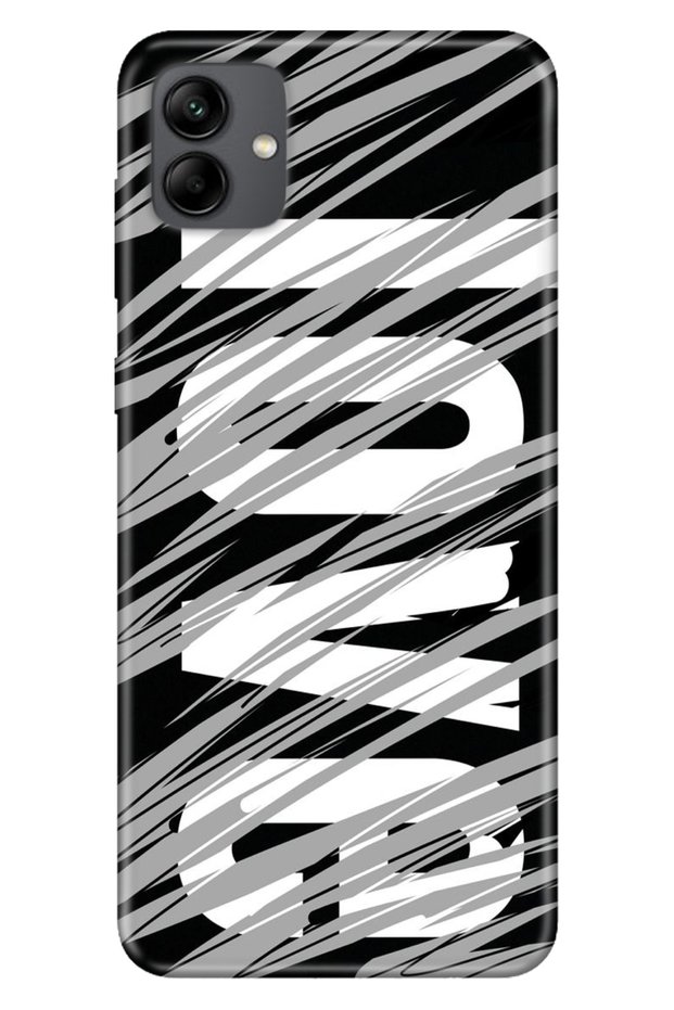Case for Samsung Galaxy A04 Silicone Moderna Patterned Gray Love Love Theme