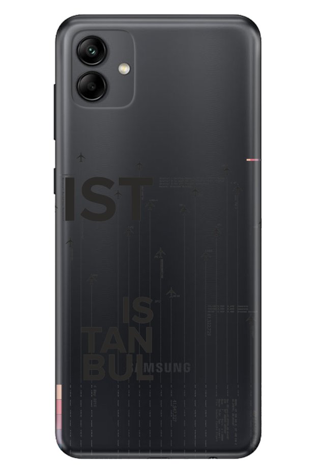 Samsung Galaxy A04 Case Silicone Moderna Patterned Istanbul Fly