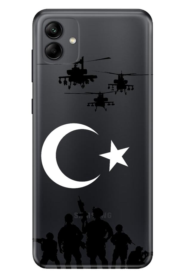 Samsung Galaxy A04 Case Silicone Moderna Patterned Mehmetçik