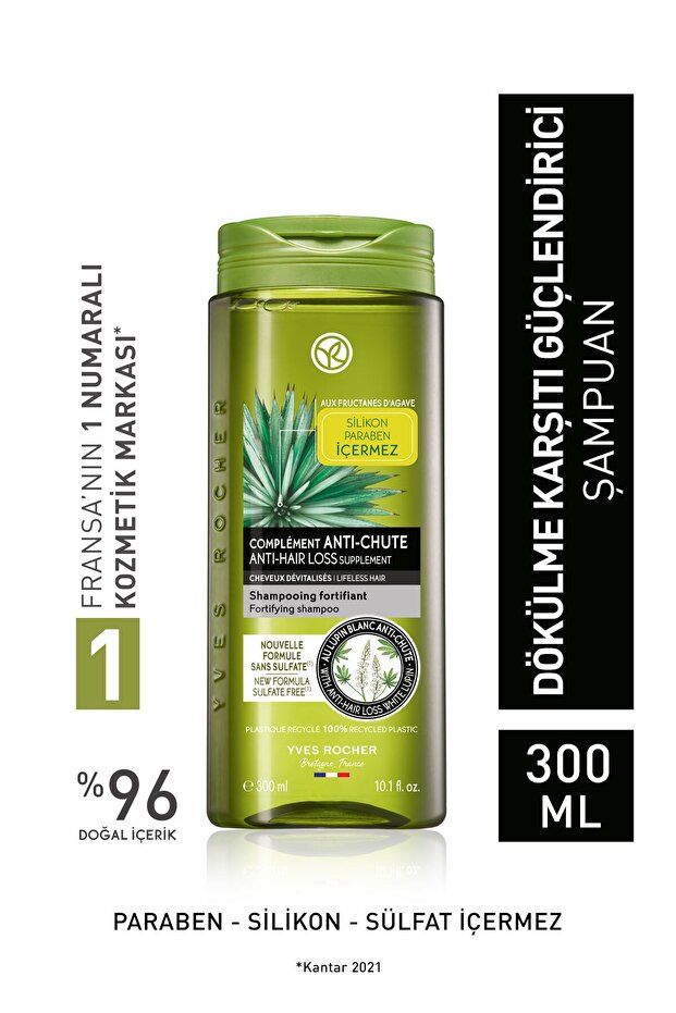Saç Oluşumunu Destekleyen ve Dökülmeyi Engelleyen Şampuan 300 ml - 1