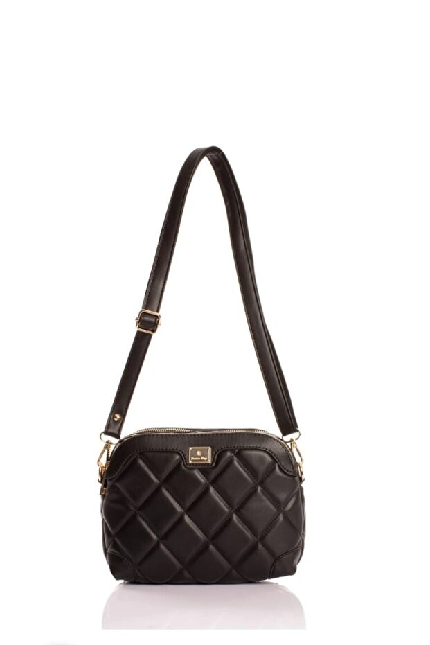 Kapitone Çapraz Askılı Çanta - 3