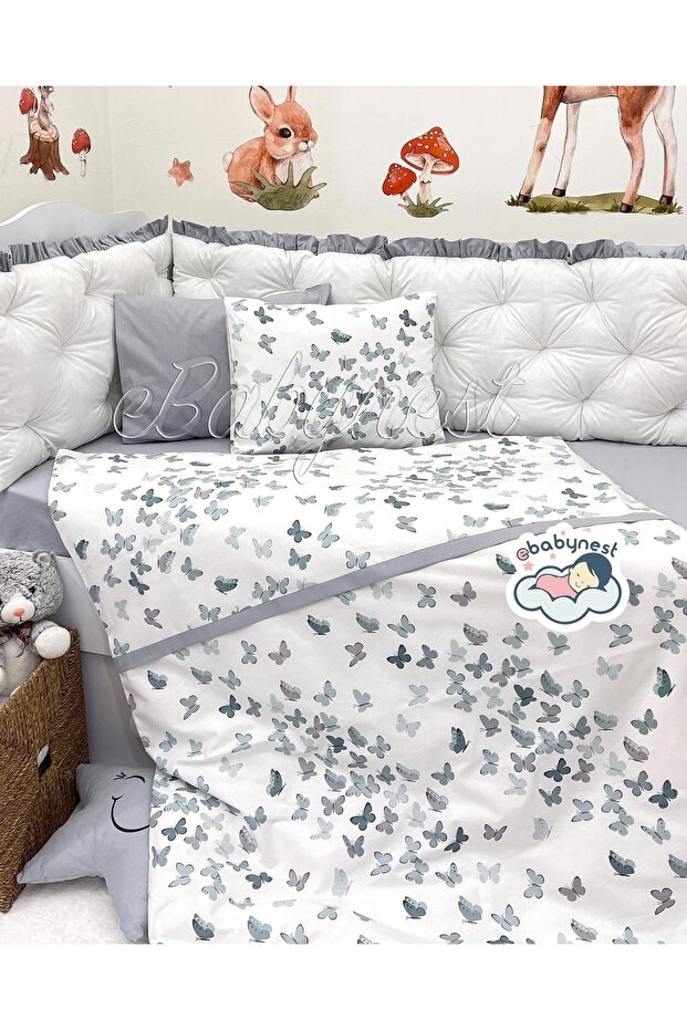 Butterfly Series Gray Sleeping Set