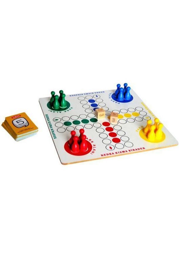 Redka Kızma Birader Oyunu Kızmabirader Ludo Ahşap Zemin - 3