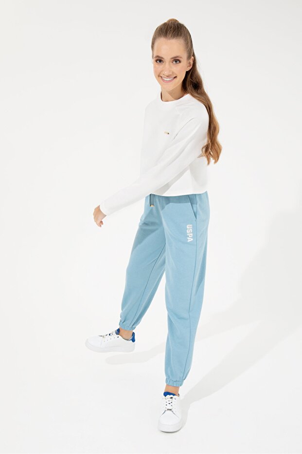 Blue Women's Knitted Pants