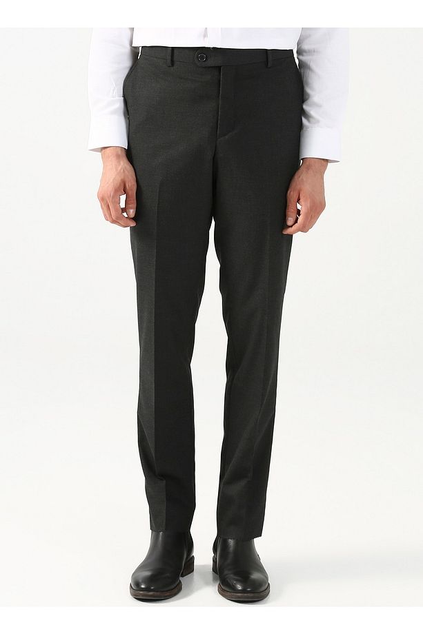 Normal Bel Normal Paça Regular Fit Antrasit Erkek Pantolon Pn1014400293 - 2
