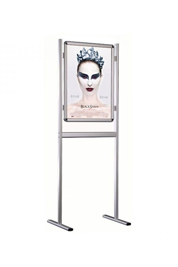 Aluminum Double Sided Sidewalk Advertising Poster Board Infoboard B2 (50X70) Gray