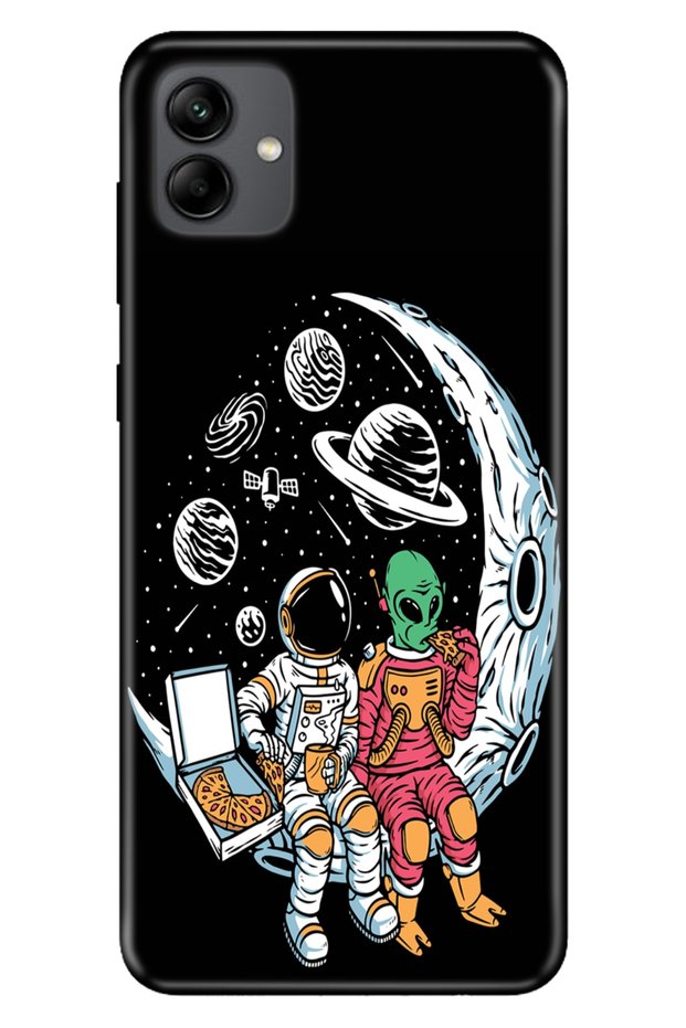Samsung Galaxy A04 Case Silicone Moderna Pattern Astronaut Ufo
