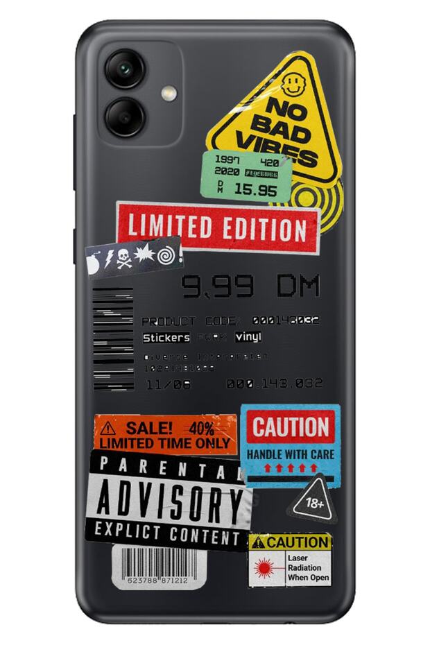 Samsung Galaxy A04 Case Silicone Moderna Patterned Mix Sticker