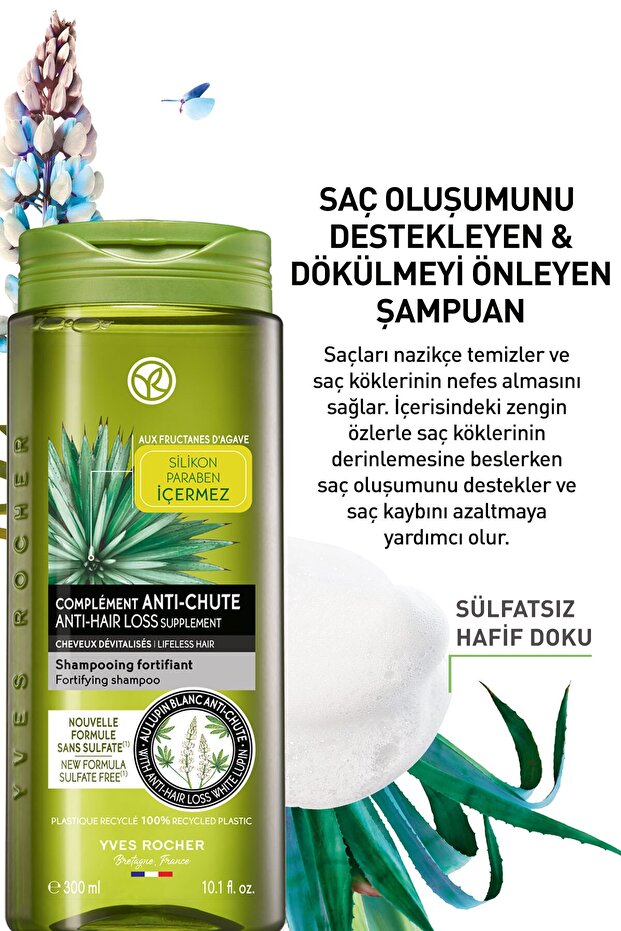 Saç Oluşumunu Destekleyen ve Dökülmeyi Engelleyen Şampuan 300 ml - 2
