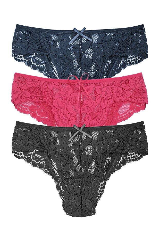 3-Piece Lace Women's Panties