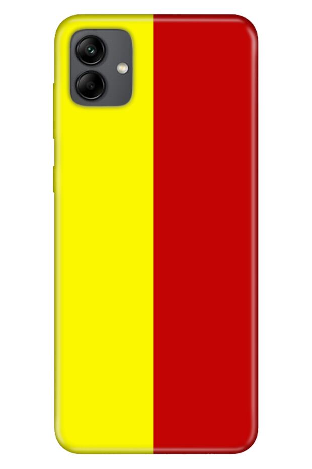 Samsung Galaxy A04 Case Silicone Moderna Patterned Yellow Red Piece