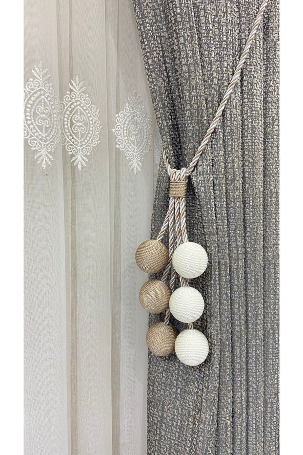 Modern Wrap 6 Balls Braçol Cornice Tactical 1 Piece Mink-cream