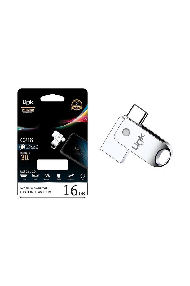 C216 Premium 16gb Type-c Otg Dual 30mb/s Usb Bellek - 1