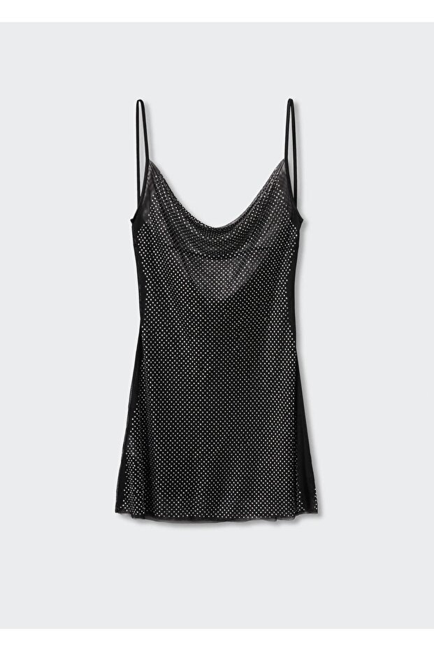 Kadın Siyah Elbise - 3