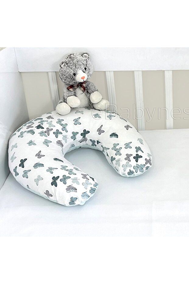 Butterfly Series White Water Green Nursing Pillow