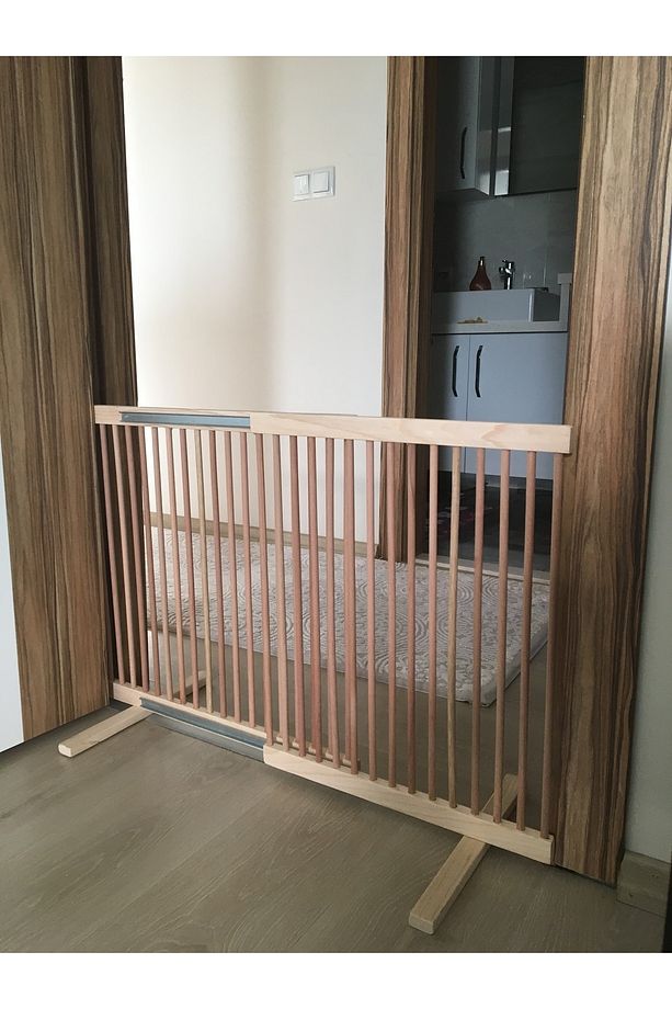Sık Aralıklı Ayarlanabilir Kapı Önü Köpek Çiti - 3