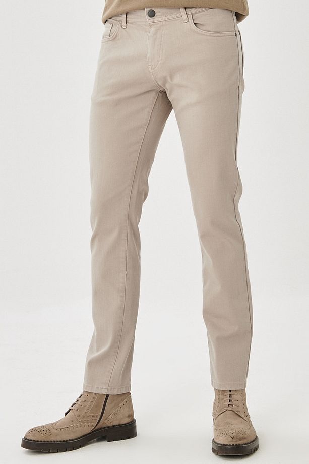 Erkek Taş 360 Derece Her Yöne Esneyen Slim Fit Dar Kesim Pamuklu Esnek Rahat Pantolon - 1