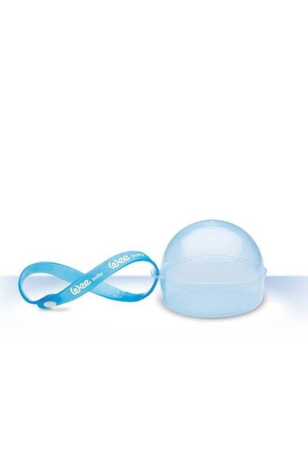 Pacifier Storage Container + Fork Spoon Storage Container (Blue)